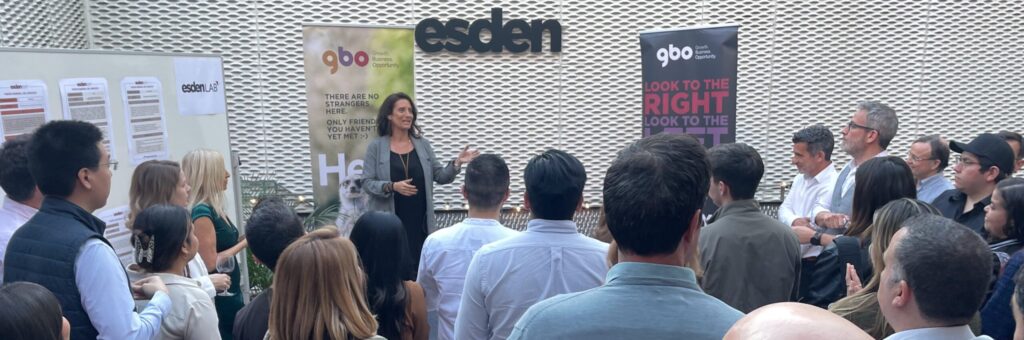 Laura Monteagudo en presentación de laboratorio de emprendimiento